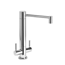 Hunley 1.75 GPM Single Hole Bar Faucet with Lever Handles