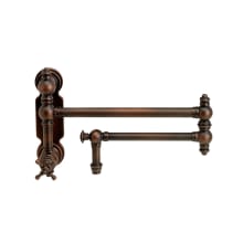 Traditional 1.75 GPM Wall Mounted Single Hole Pot Filler with Cross Handle