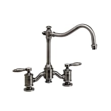 Annapolis 1.75 GPM Widespread Bridge Kitchen Faucet with Lever Handles