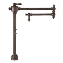 Traditional 1.75 GPM Deck Mounted Single Hole Pot Filler with Lever Handle