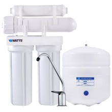 4 Stage Reverse Osmosis System with 3 Gallon Storage Tank