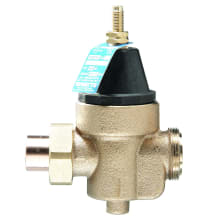 3/4" Lead Free Copper Silicon Water Pressure Reducing Valve with Solder Union X FPT