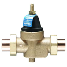 1" Lead Free Water Pressure Reducing Valve with Elastomer Disc and Double Solder Union