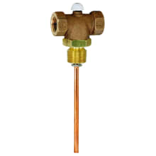 3/4" Lead Free Automatic Temperature Gas Shutoff Valve at 210 Degrees Fahrenheit with Extended Shank Up To 3/4" Insulation