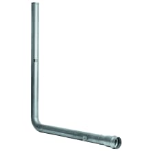 8' x 6' Stainless Steel In-Building Riser with 8" Groove and Cast Iron Pipe Size