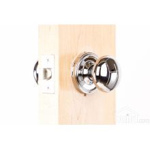 Impresa Privacy Door Knob with Round Rose from the Elegance Collection