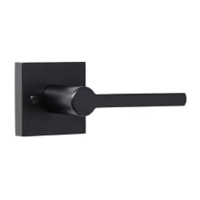 Brady Non-Turning One-Sided Dummy Door Lever with Square Rose from the Transitional Collection