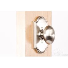 Julienne Single Dummy Door Knob with Premiere Rose from the Elegance Collection