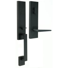 Leighton Non-Handed Dummy Entry Handle set with Philtower Modern Interior Lever