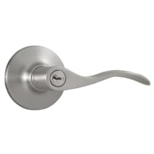 New Haven Single Cylinder Keyed Entry Door Lever Set with Round Rose