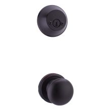 Double Cylinder Interior Pack Featuring an Impresa Knob from the Traditionale Collection