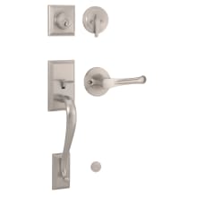Mercy Sectional Single Cylinder Keyed Entry Handleset with Interior Somerset Lever