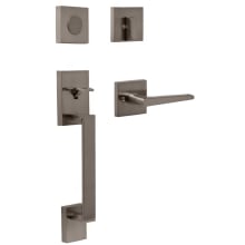 Brookside Sectional Dummy Handleset with Philtower Interior Lever from the Transitional Collection