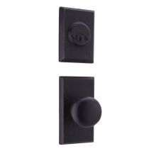 Double Cylinder Interior Pack Featuring a Wexford Knob from the Molten Bronze Collection