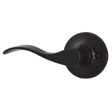 New Haven Left Handed Non-Turning One-Sided Dummy Door Lever with Round Rose
