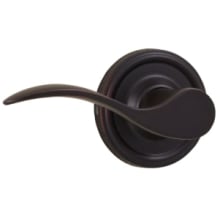 Bordeau Left Handed Single Dummy Door Lever Set with Round Rose from the Traditionale Collection