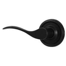 Bordeau Left Handed Single Dummy Door Lever Set with Round Rose from the Traditionale Collection