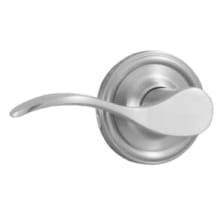 Bordeau Left Handed Single Dummy Door Lever Set with Round Rose from the Traditionale Collection