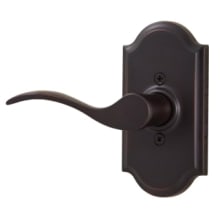 Bordeau Left Handed Keyed Entry Door Lever Set with Premiere Rose from the Elegance Collection