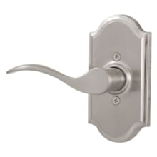 Bordeau Left Handed Keyed Entry Door Lever Set with Premiere Rose from the Elegance Collection