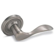 Bordeau Right Handed Single Dummy Door Lever Set with Round Rose from the Elegance Collection