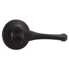 Somerset Passage Door Lever Set with Reliant Rose from the Premiere Essentials Collection