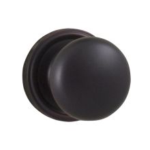 Impresa Single Dummy Door Knob with Round Rose from the Elegance Collection