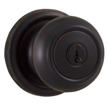 Savannah Keyed Entry Door Knob with Round Rose from the Traditionale Collection