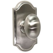 Julienne Passage Door Knob with Premiere Rose from the Elegance Collection