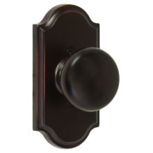 Impresa Single Dummy Door Knob with Premiere Rose from the Elegance Collection