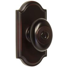 Julienne Keyed Entry Door Knob with Premiere Rose from the Elegance Collection