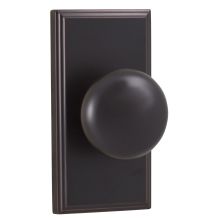 Impresa Passage Door Knob with Woodward Rose from the Elegance Collection