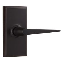 Urbana Privacy Door Lever Set with Woodward Rose from the Elegance Collection