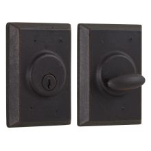 Solid Bronze Grade 2 Single Cylinder Deadbolt from the Molten Bronze Collection