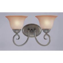 2 Light 16" Wide Bathroom Fixture from the Spring Valley Collection