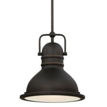 Boswell 11" Wide Single Light LED Pendant with Metal Shade