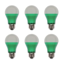 Pack of (6) 6 Watt A19 Medium (E26) LED Bulbs