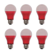 Pack of (6) 5 Watt A19 Medium (E26) LED Bulbs