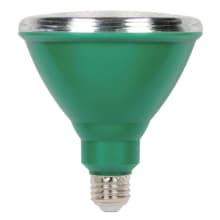 Single 15 Watt Green PAR38 Medium (E26) LED Bulb