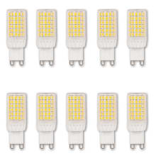 Pack of (10) 5 Watt Dimmable G9 LED Bulbs