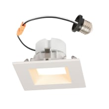 LED Canless Recessed Fixture with 2-1/2" Baffle Trims - Airtight