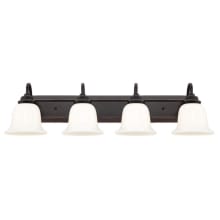 Harwell 33" Wide 4 Light Bathroom Vanity Light