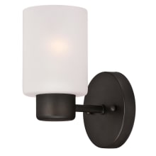 Sylvestre Single Light 11" Wide Bathroom Sconce with Frosted Glass Shade