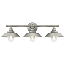 Iron Hill 3 Light 29" Wide Bathroom Vanity Light