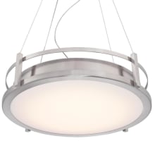 Andro 22" Wide LED Drum Chandelier