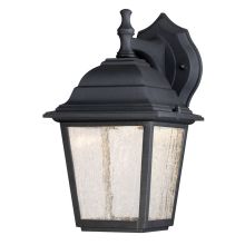 11" Tall 3 Light LED Outdoor Lantern Wall Sconce