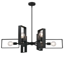 Porter 6 Light 38" Wide LED Abstract Chandelier