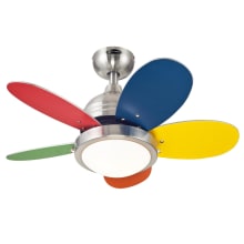 Roundabout 30" 5 Blade Indoor LED Ceiling Fan