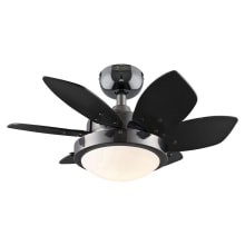 Quince 24" 6 Blade LED Indoor Ceiling Fan