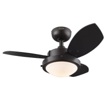 Wengue 30" 3 Blade LED Indoor Ceiling Fan